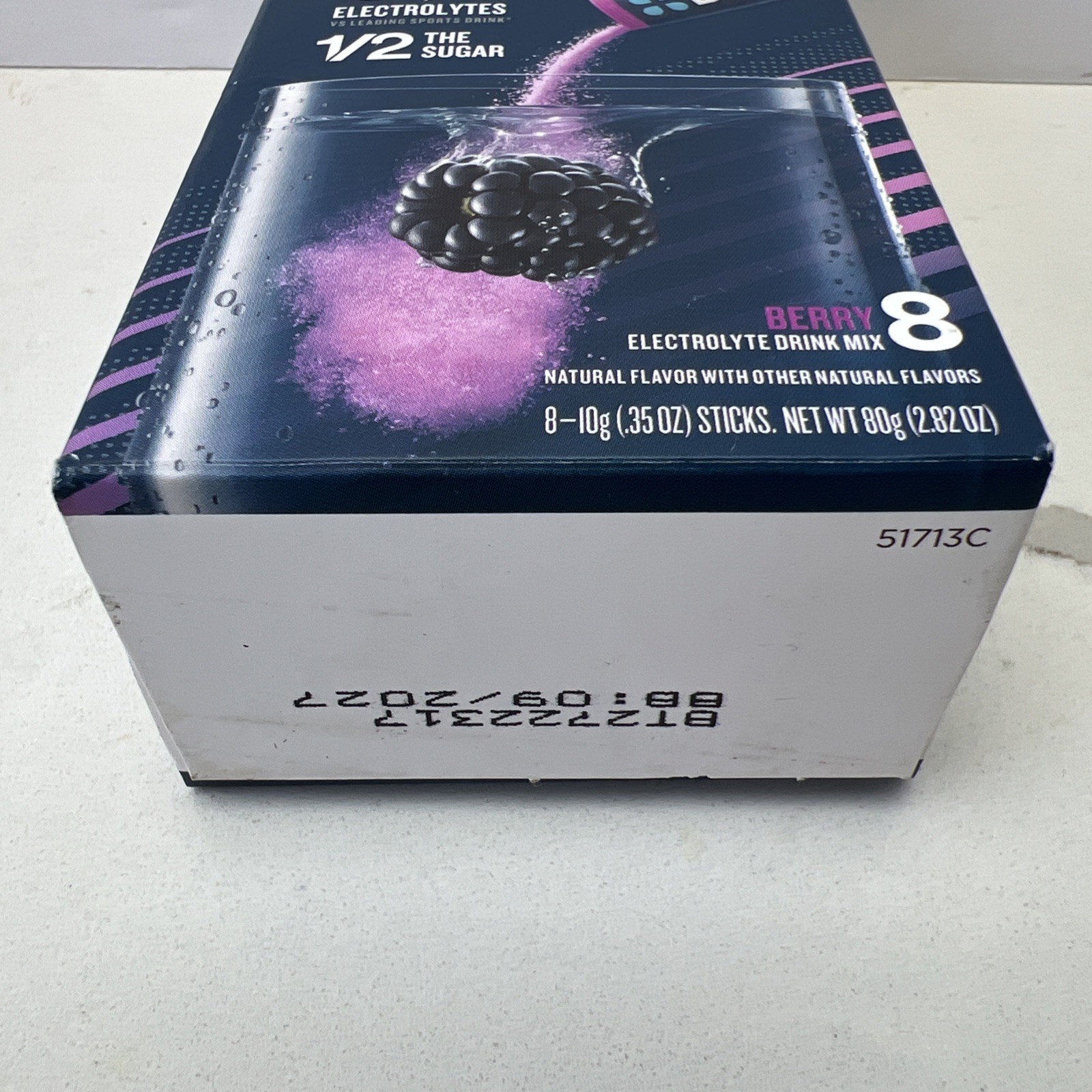 DripDrop Dehydration Relief Fast 3 Boxes = 24 Berry Electrolyte Sticks EX 06/26+