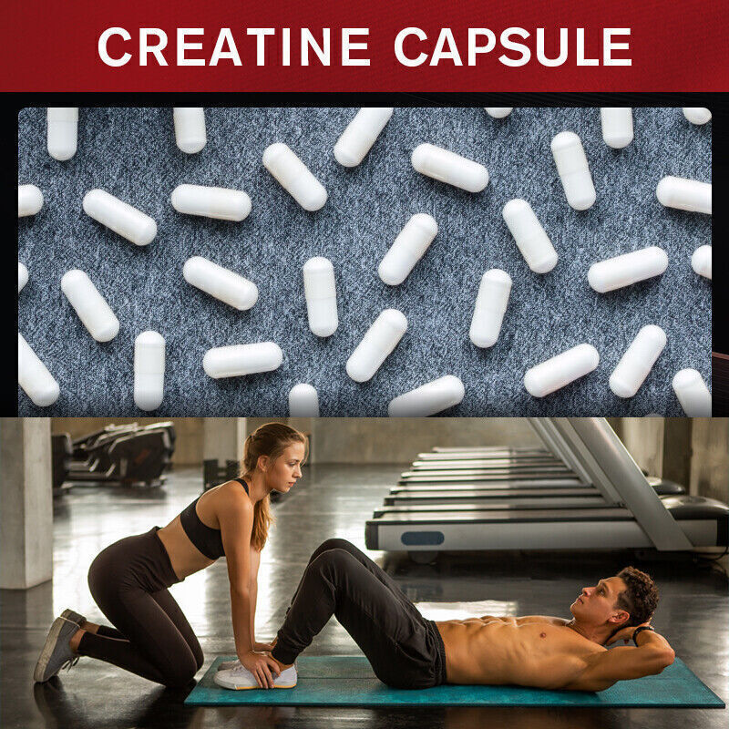 2pcs Creatine Monohydrate Capsules – 90 Pills – Bodybuilding Muscle Growth