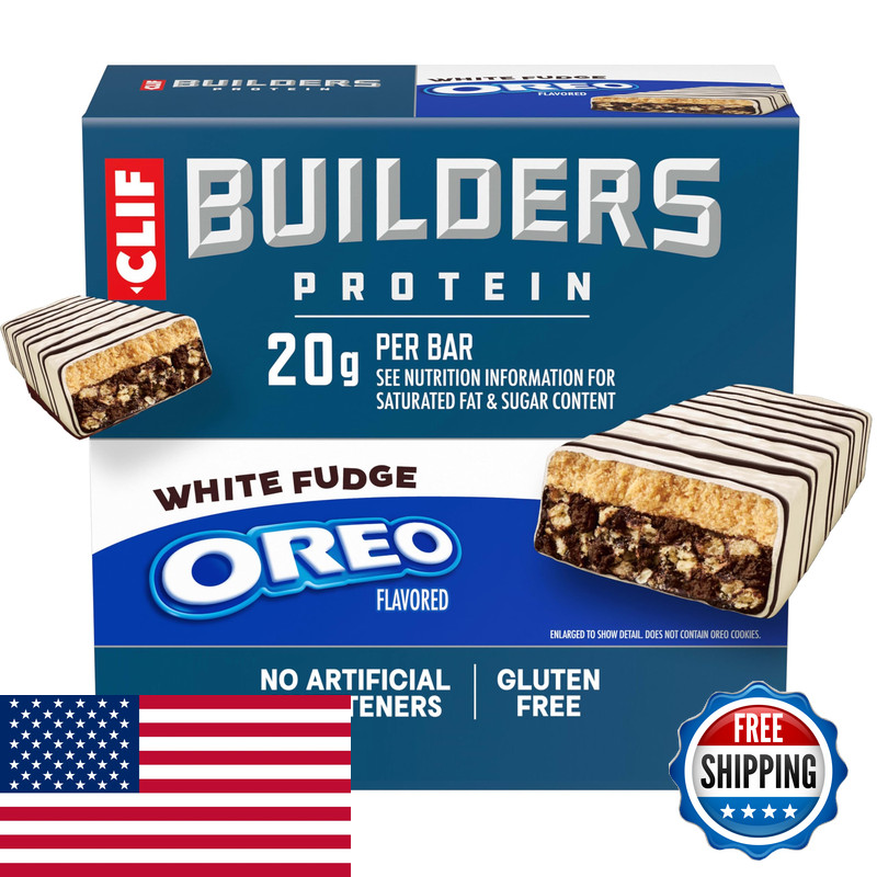 Clif Builder’S Clif Builders Protein Bars – White Fudge Oreo-Flavored – 20G