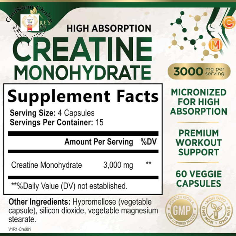 Creatina En Polvo Monohidratada Para Crecer Musculos Kreatina Mono Hidratad Puro