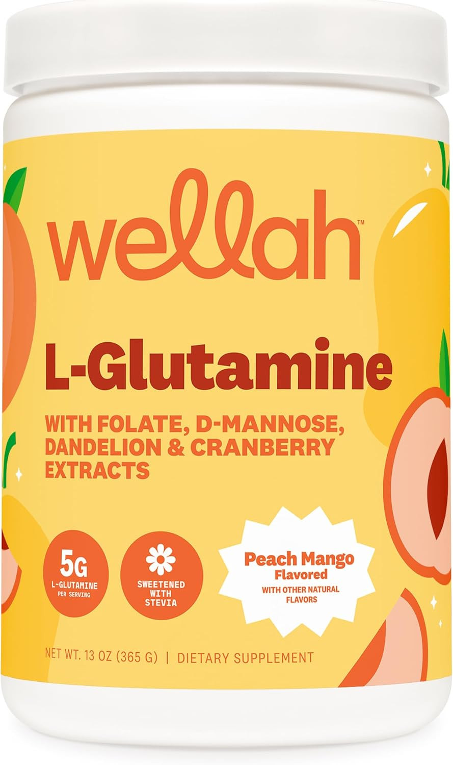 L-Glutamine Powder Unflavored (50 Servings) – 5G L-Glutamine per Serving, Sweete