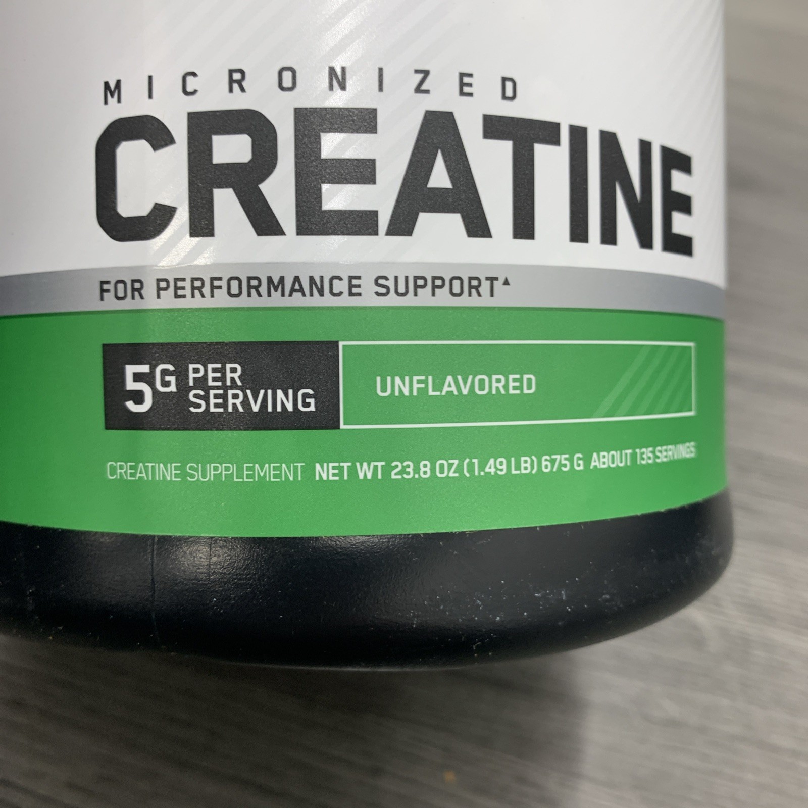 ON Optimum Nutrition Micronized Creatine unflavored 5g -135 servings 23.8oz 675g