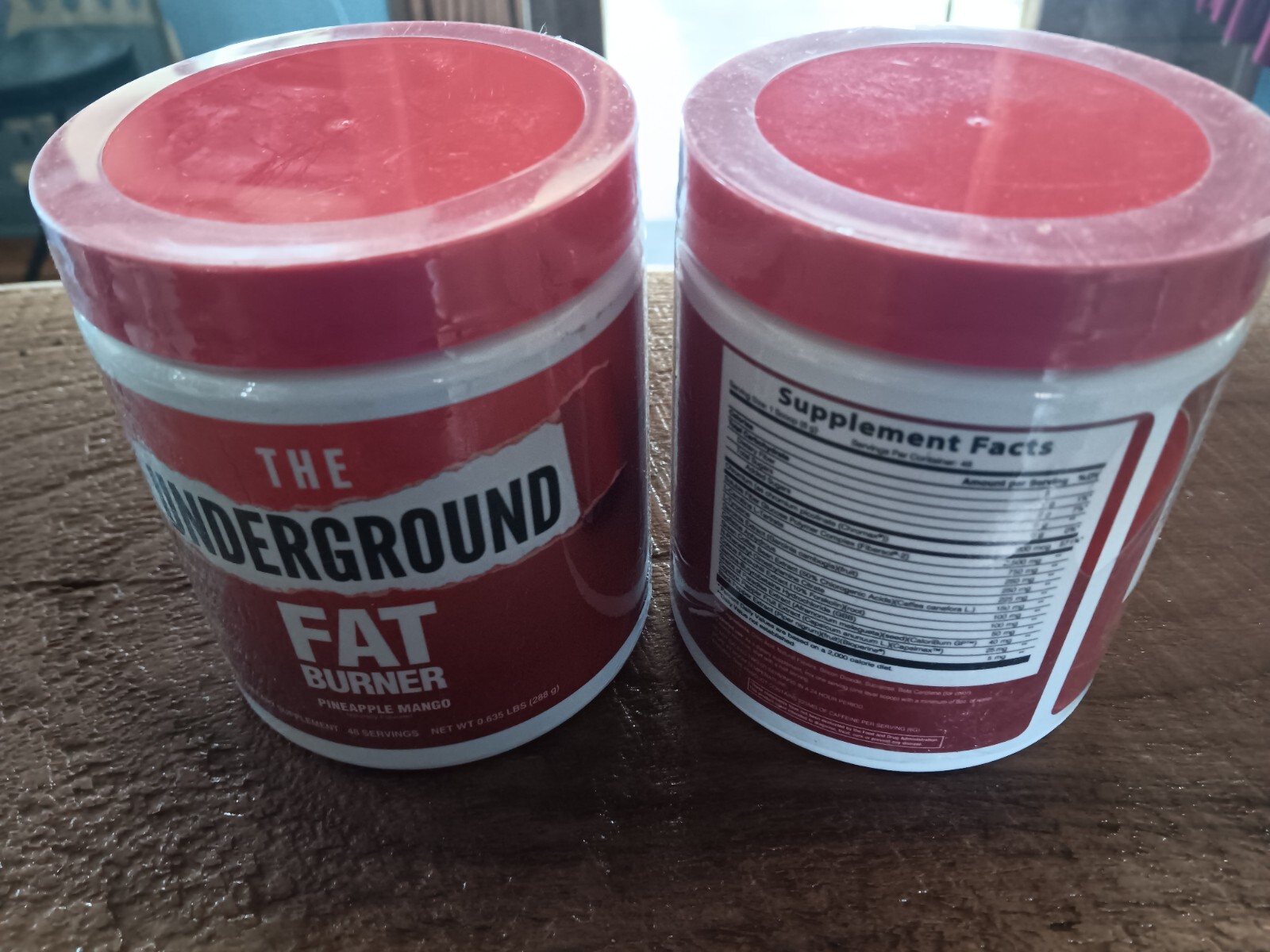 The Underground Fat Burner Powder 48 Servings fresh 12/26 (2 jars) oxyshred