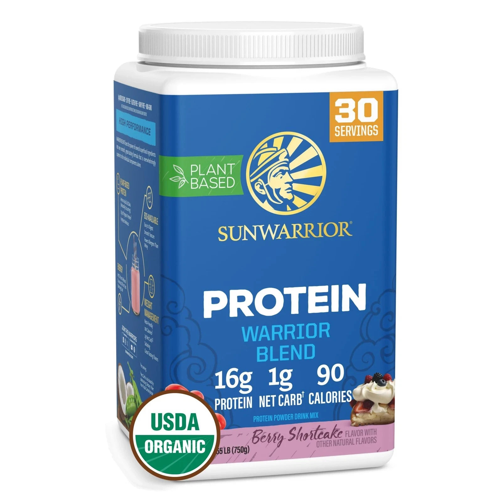 Sunwarrior Vegan Organic Protein Powder Plant-Based | BCAA Amino Acids Hemp S…