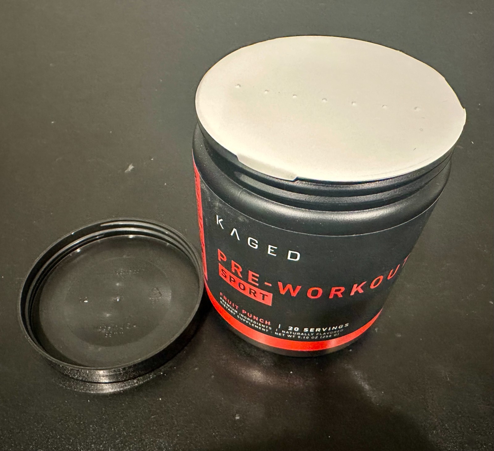 Kaged Muscle Pre-Workout Sport Dietary Supplement Fruit Punch 9.1 oz (Exp 09/27)