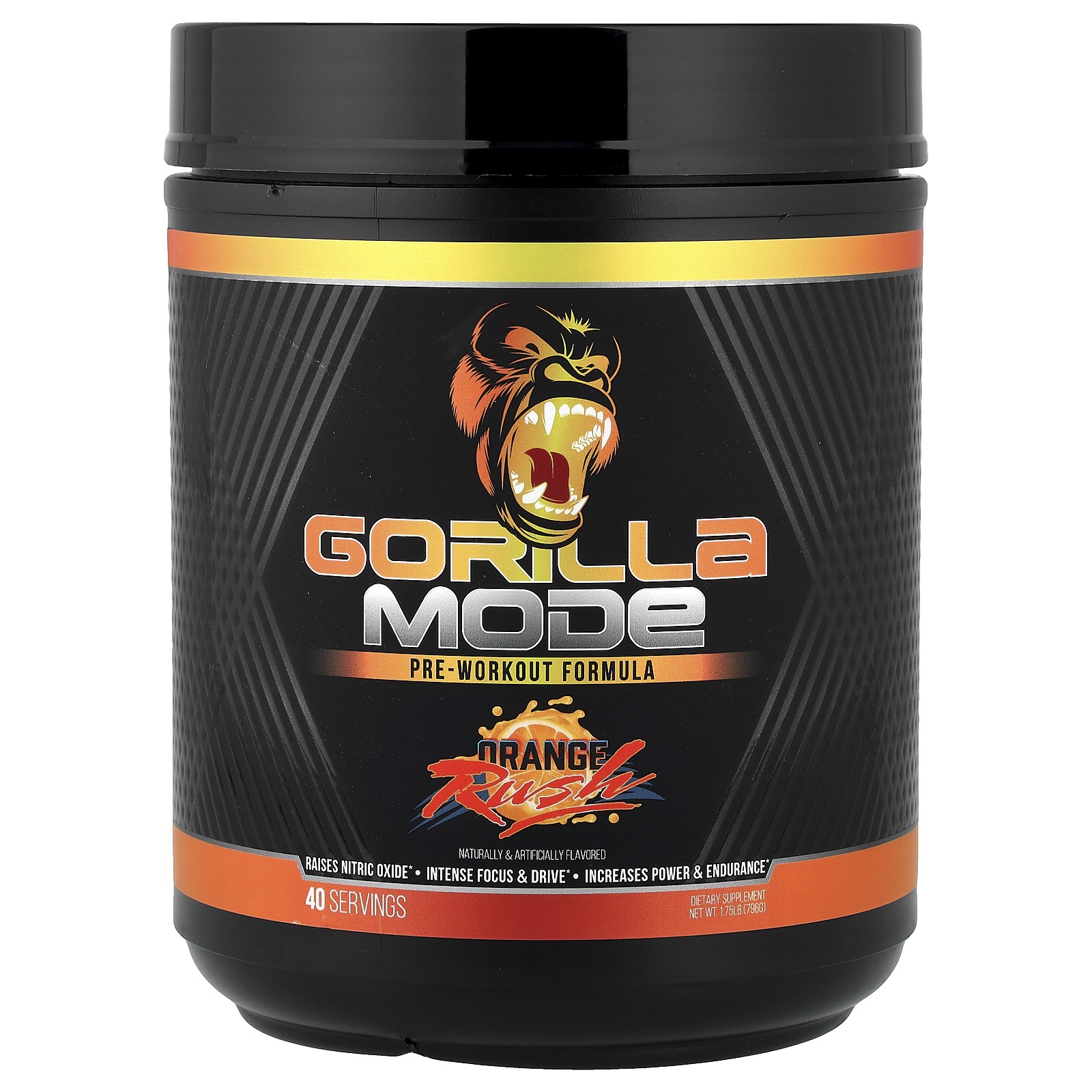 Mode, Pre-Workout Formula, Orange Rush, 1.75 lb (796 g)
