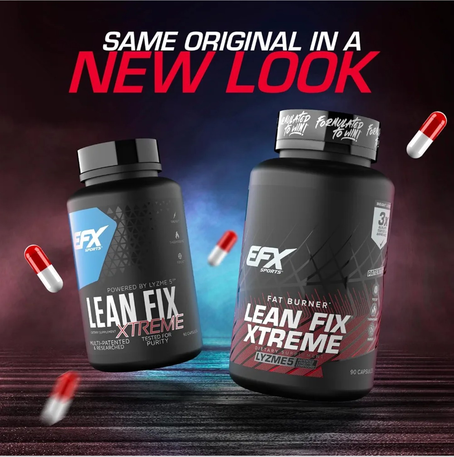 EFXSports LEAN FIX EXTREME Thermo Fat Burner 90 Caps (30 Servings) BEST BY 12/26