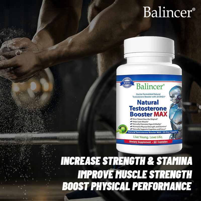 Testosteron Booster Monster Test for Men Testosterona 60 Capsules