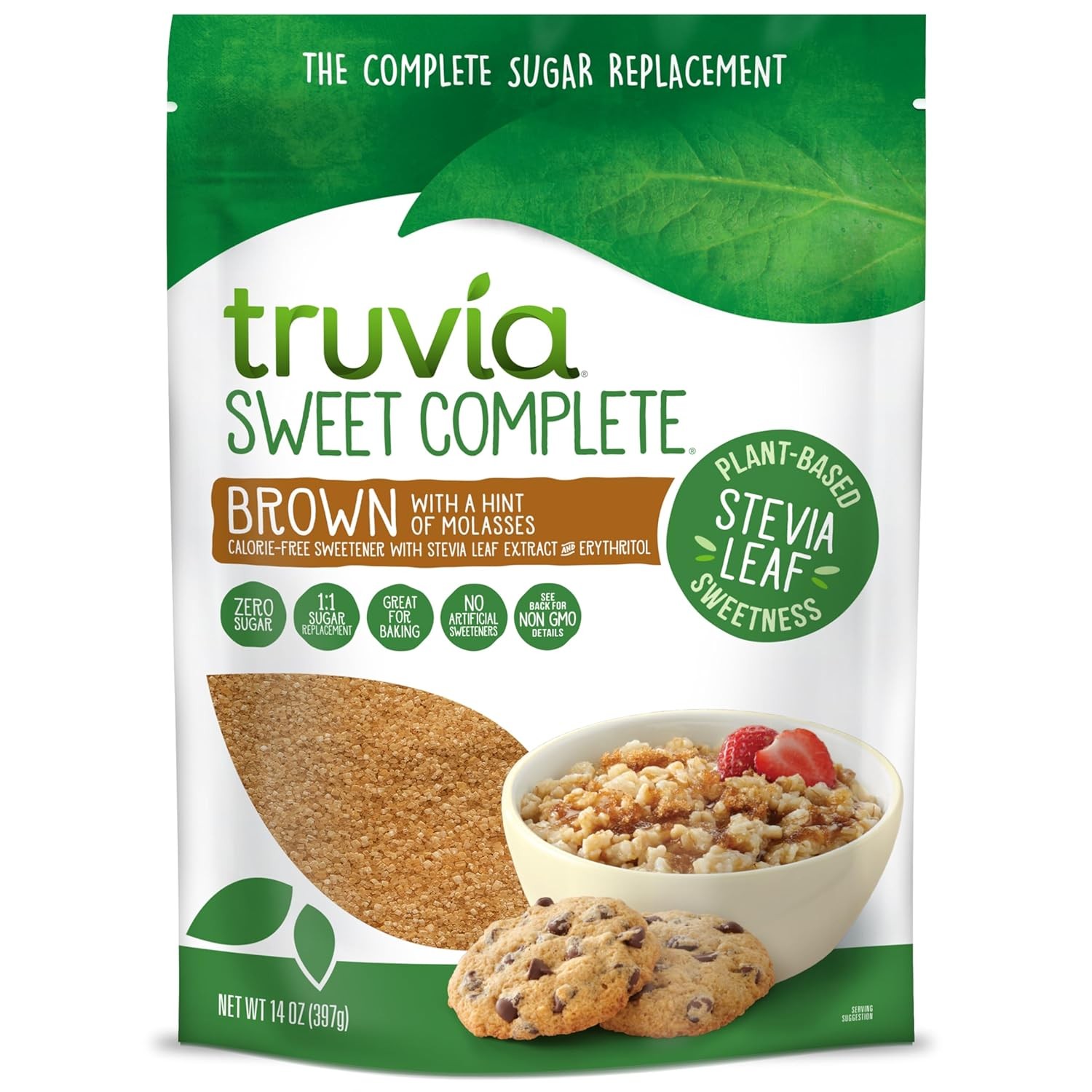 Truvia Sweet Complete Brown Calorie-Free Sweetener with 14 Ounce (Pack of 1)