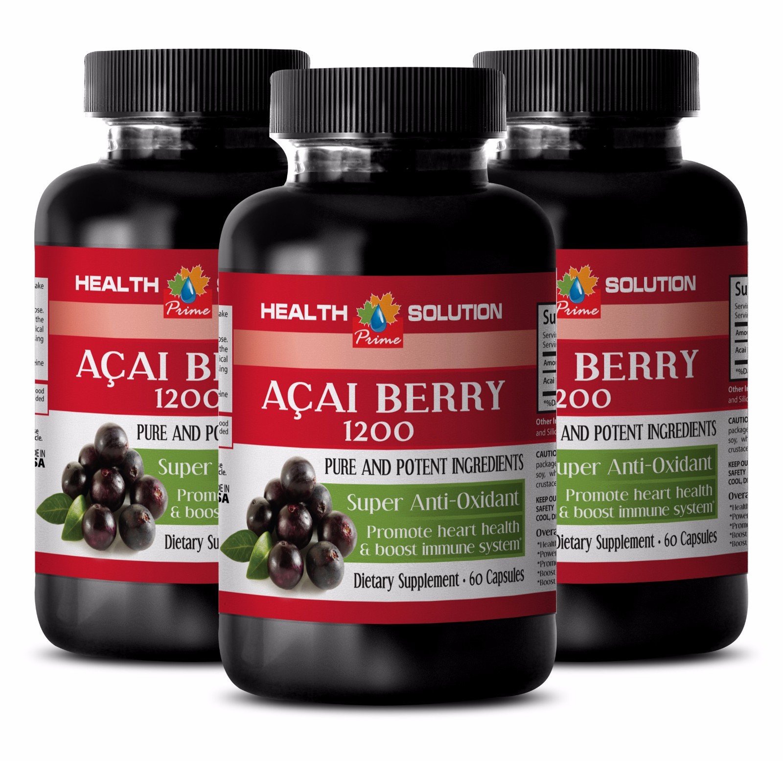 Detox pills – ACAI BERRY 1200 SUPER ANTIOXIDANT – Detox powder 6B