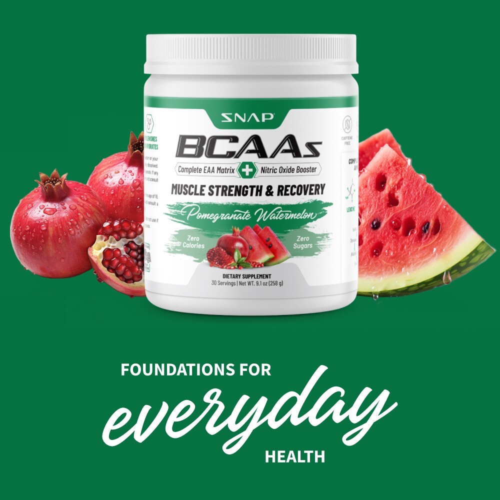Pomegranate Watermelon BCAA Powder, Muscle Growth & Recovery – Amino Acids
