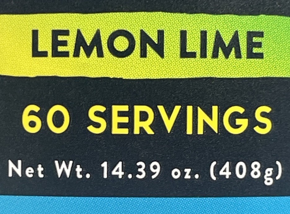 Redmond Re-Lyte Electrolyte Drink Mix LEMON LIME 14.39oz NEW SEALED Exp 12/2030