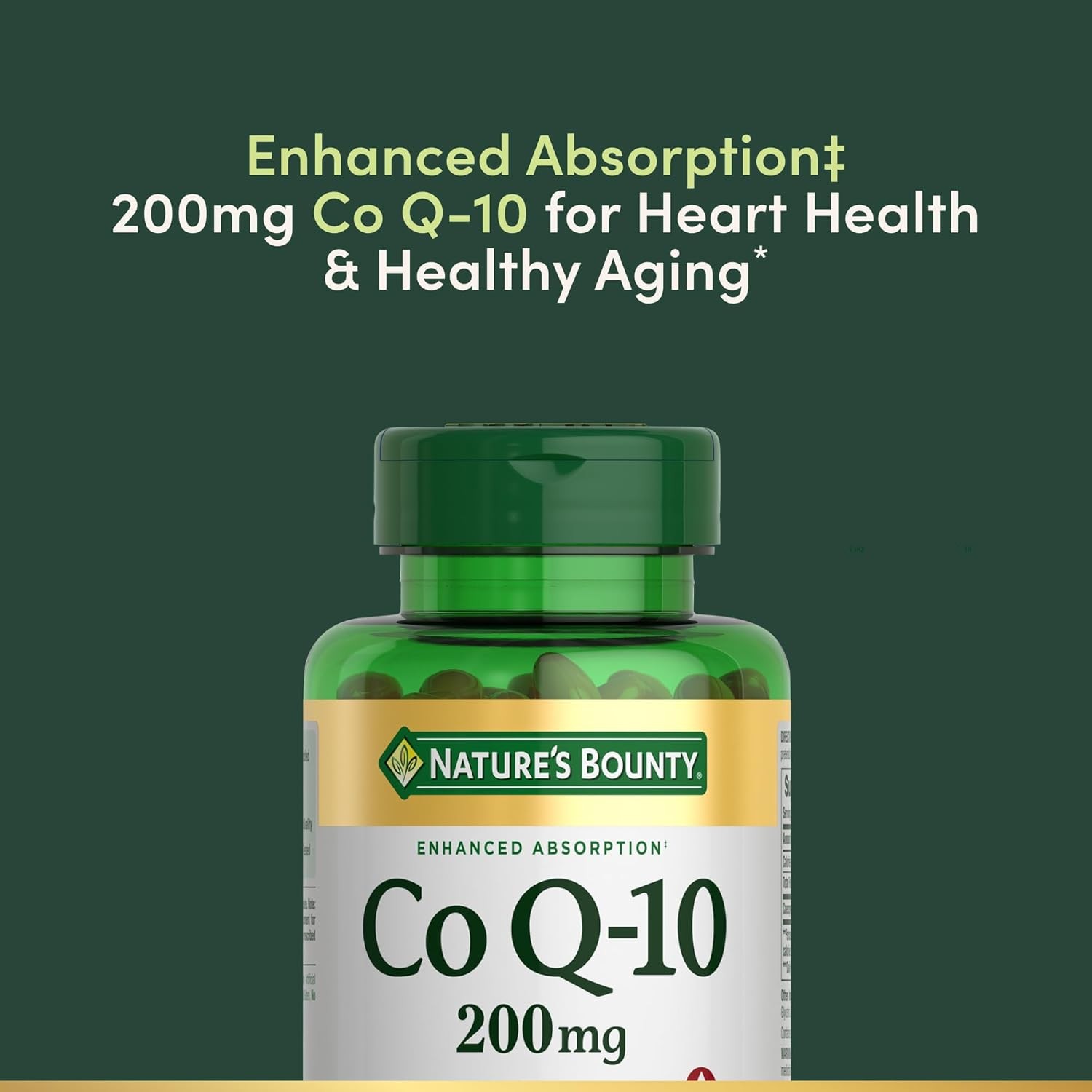 Co-Q10 Softgels for Cardiovascular & Energy Production Support (80ct)