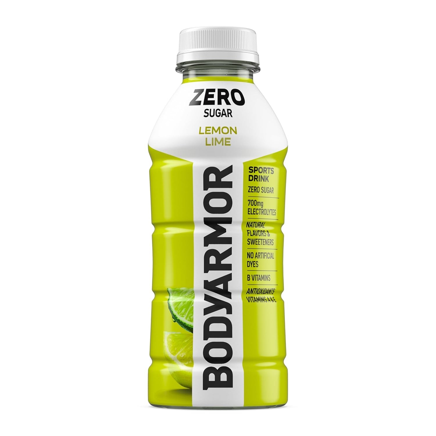 BODYARMOR ZERO Sugar Lemon Lime, Free Sports 16 Ounce (Pack of 12)