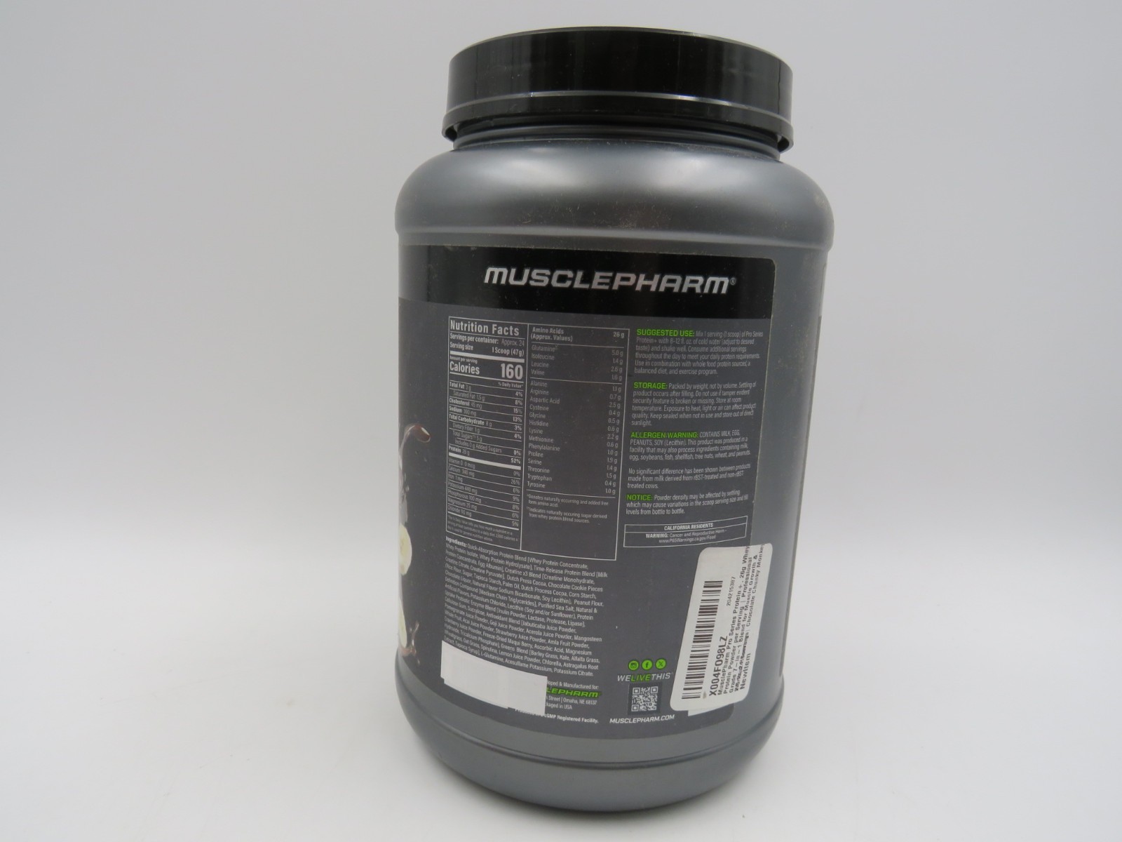 Pro Series Protein+ Chocolate Chunky Monkey 2.5 lbs (1.1 kg) Exp 01/28
