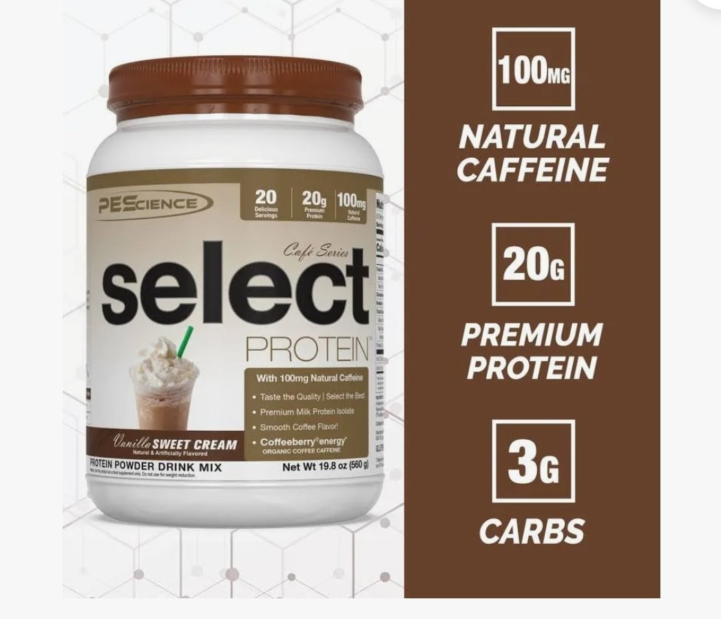 PESCIENCE SELECT PROTEIN Café Series 1.4 lb (20 Serv) Van Sweet Cr BEST BY 09/26