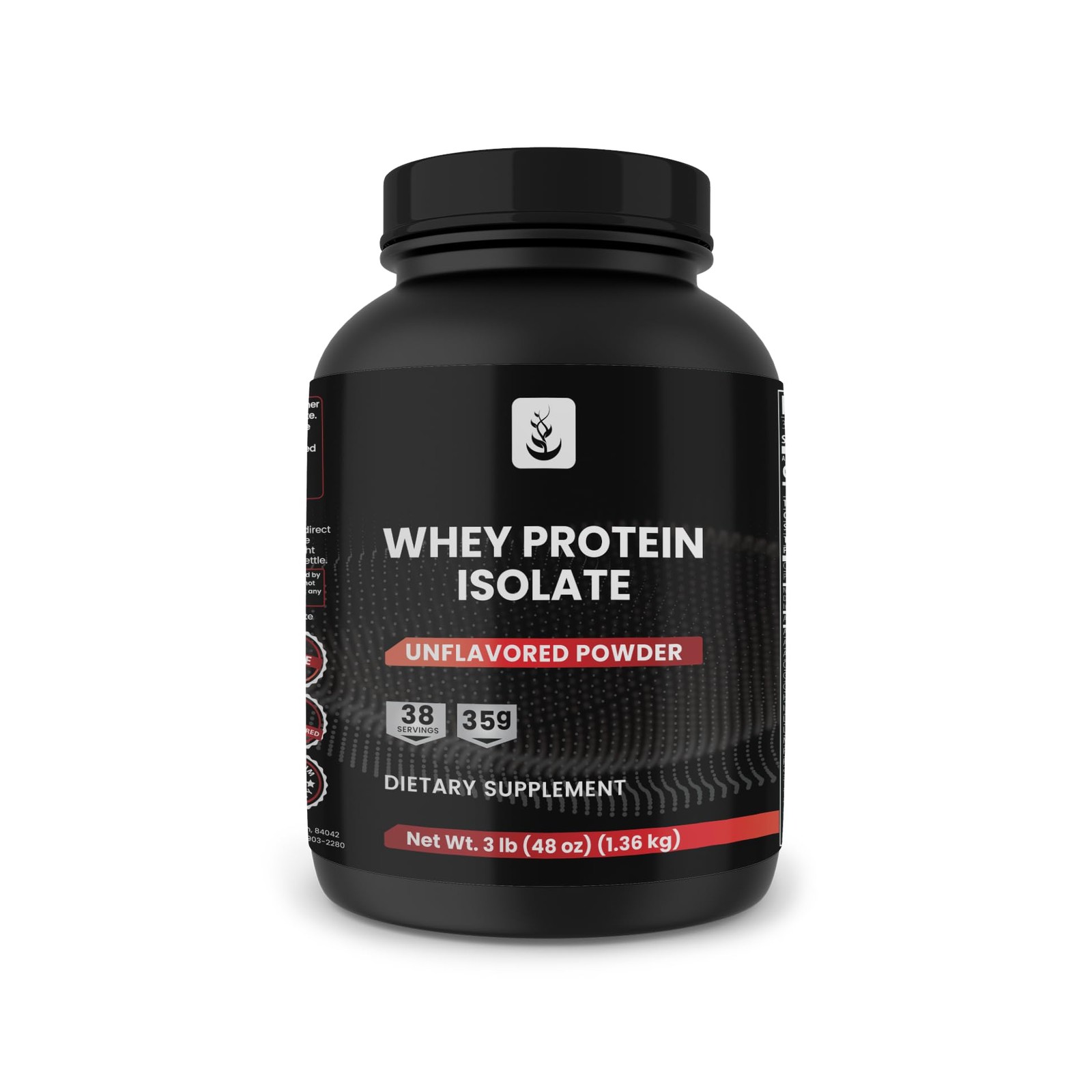 PURE ORIGINAL INGREDIENTS Whey Protein Isolate, 3 lb, 3 Pound (Pack of 1)
