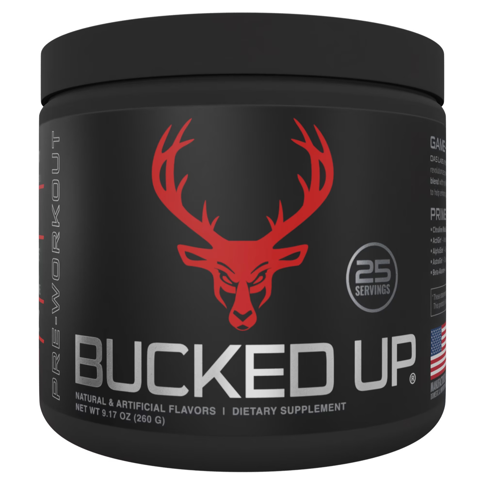 Pre-Workout Powder, Increased Energy, Blood Raz, 200 Mg Caffeine, 25 Servings