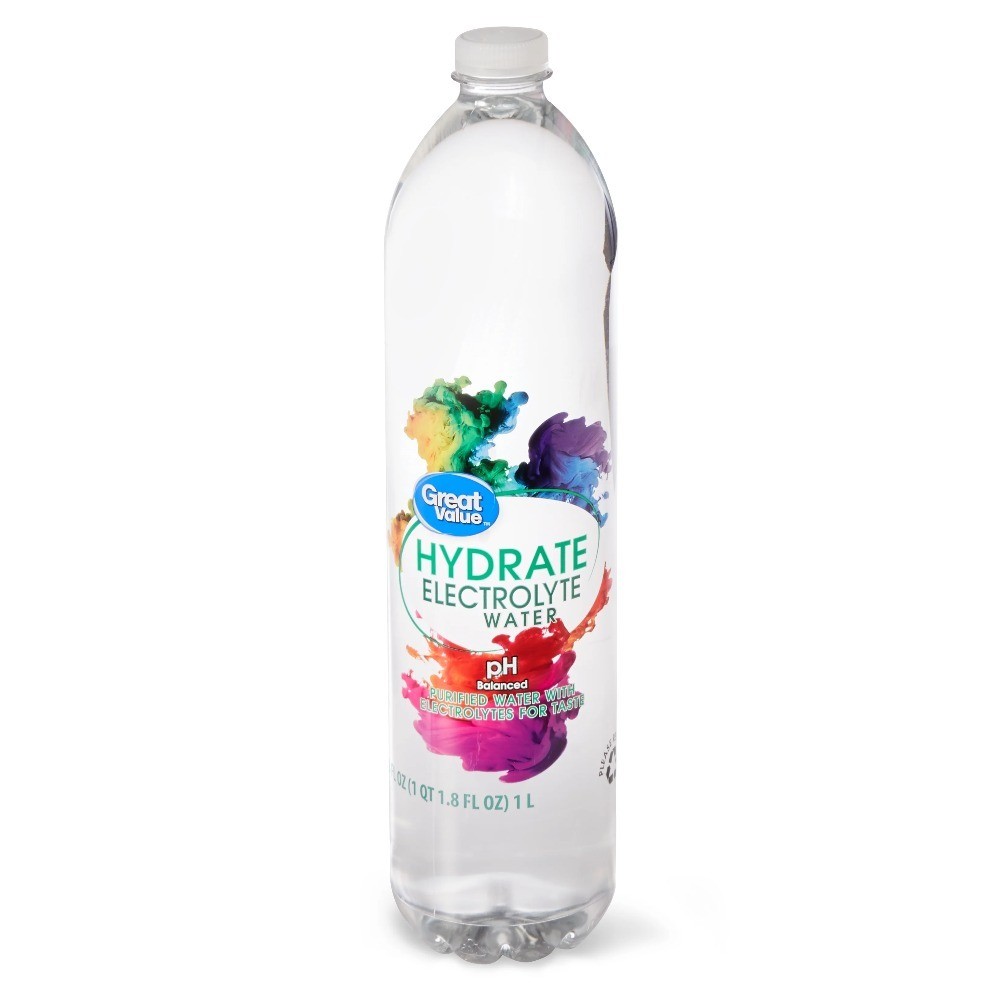 Hydration Electrolyte Water Bottles 33.8 Fl Oz Pack of 6