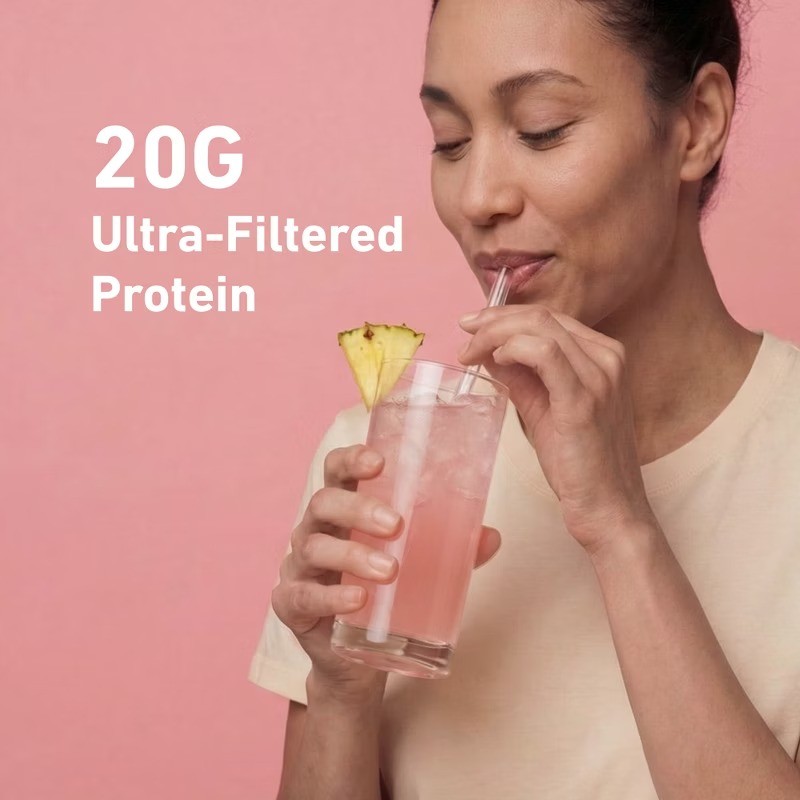 Clear 20g Whey Isolate Protein Powder – Tropical Punch – 16 Servings – 14oz