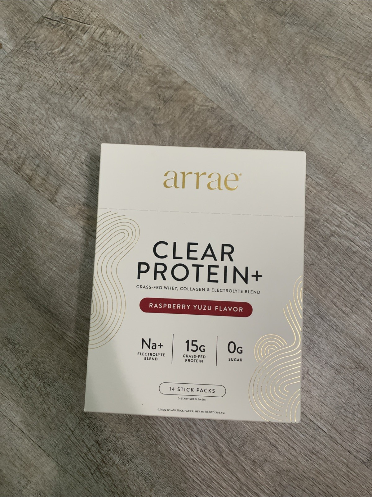 ￼ Arrae Clear Protein+ | 15g Grass Fed Whey, Collagen, & Electrolytes Protein