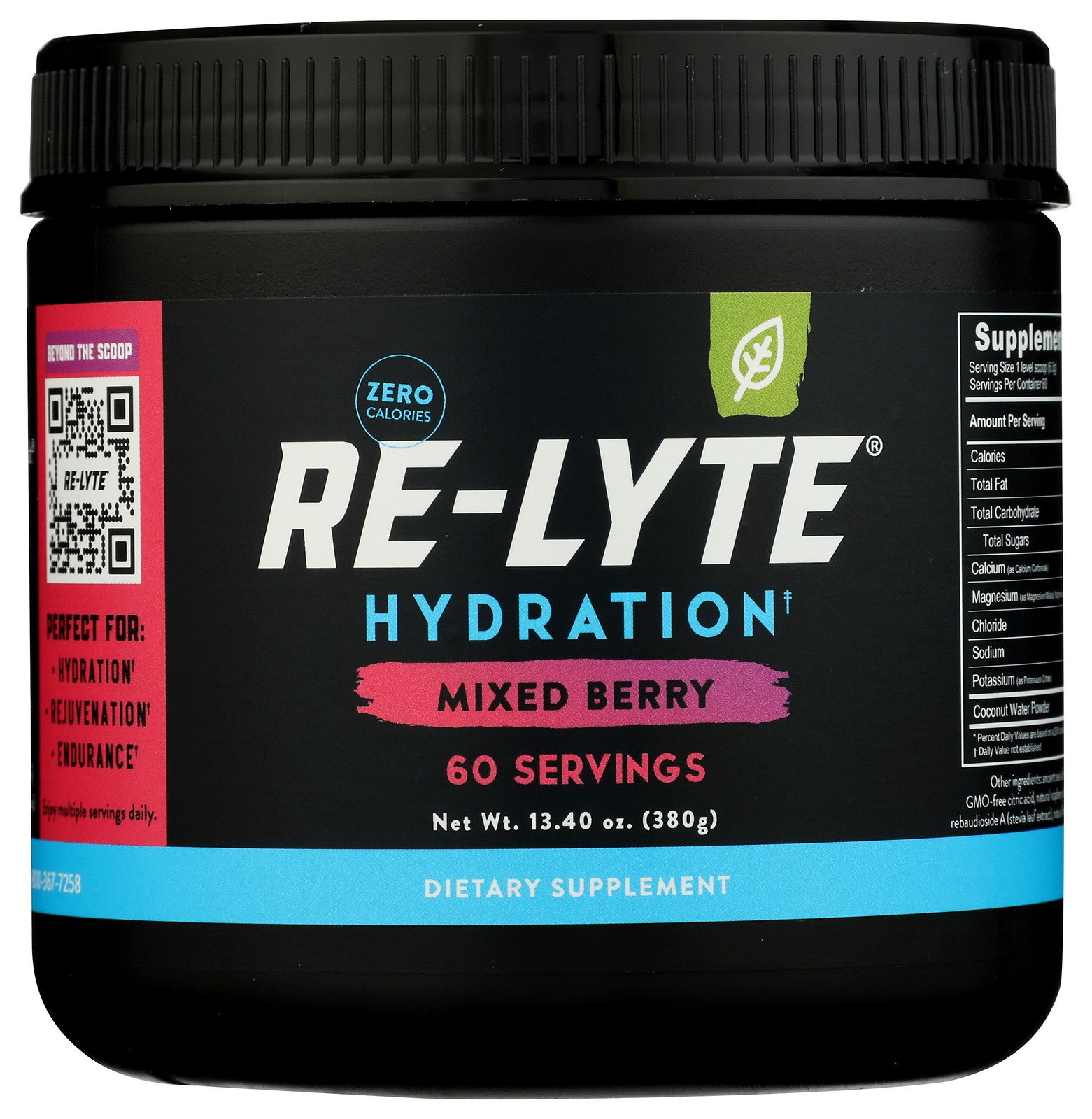 Re-Lyte Mixed Berry Electrolyte Hydration Powder 60 Servings 6 Pack