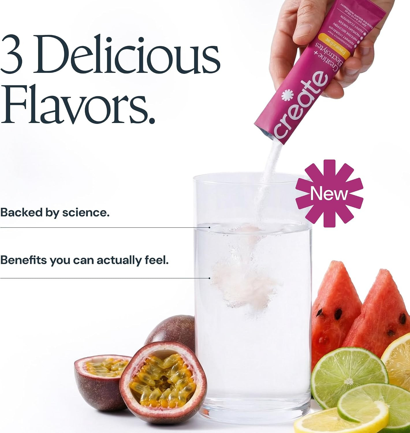 Create Creatine + Electrolytes – Energy & Strength – Variety Pack | NSF Certifie