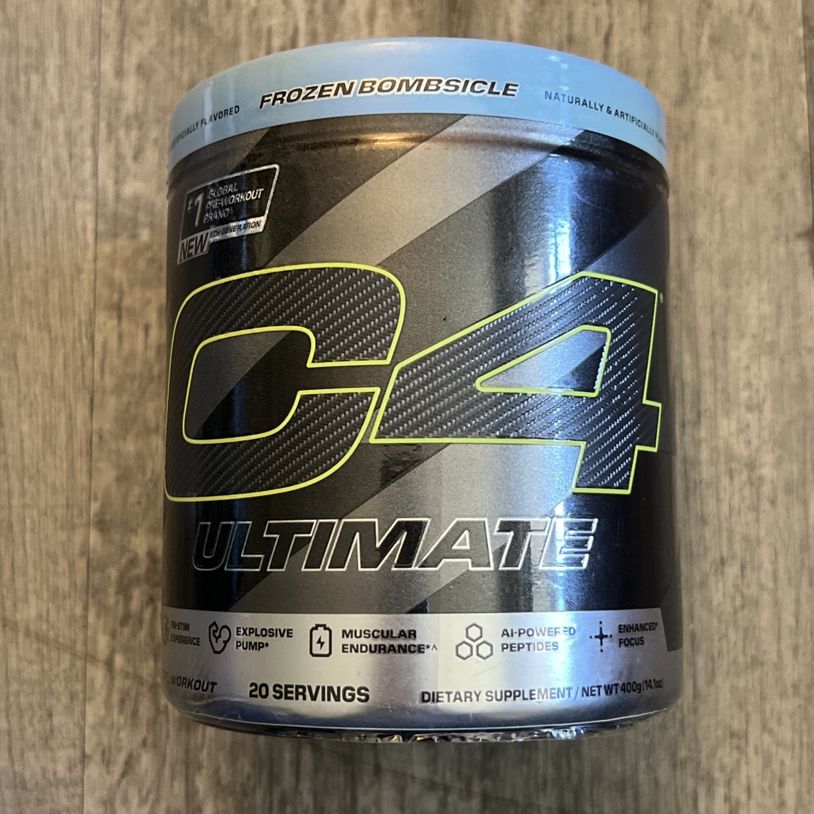 C4 Ultimate Pre-Workout Frozen Bombsicle 14.1 oz (400 g) Energy Supplement 05/26