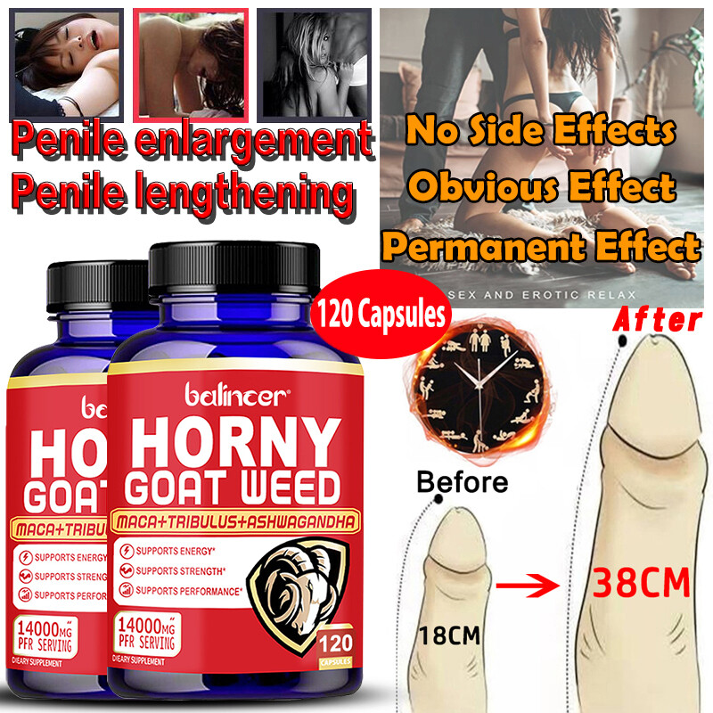 8-in-1 Powerful Capsules – Contains Horny Goat Weed, Maca, Ginseng