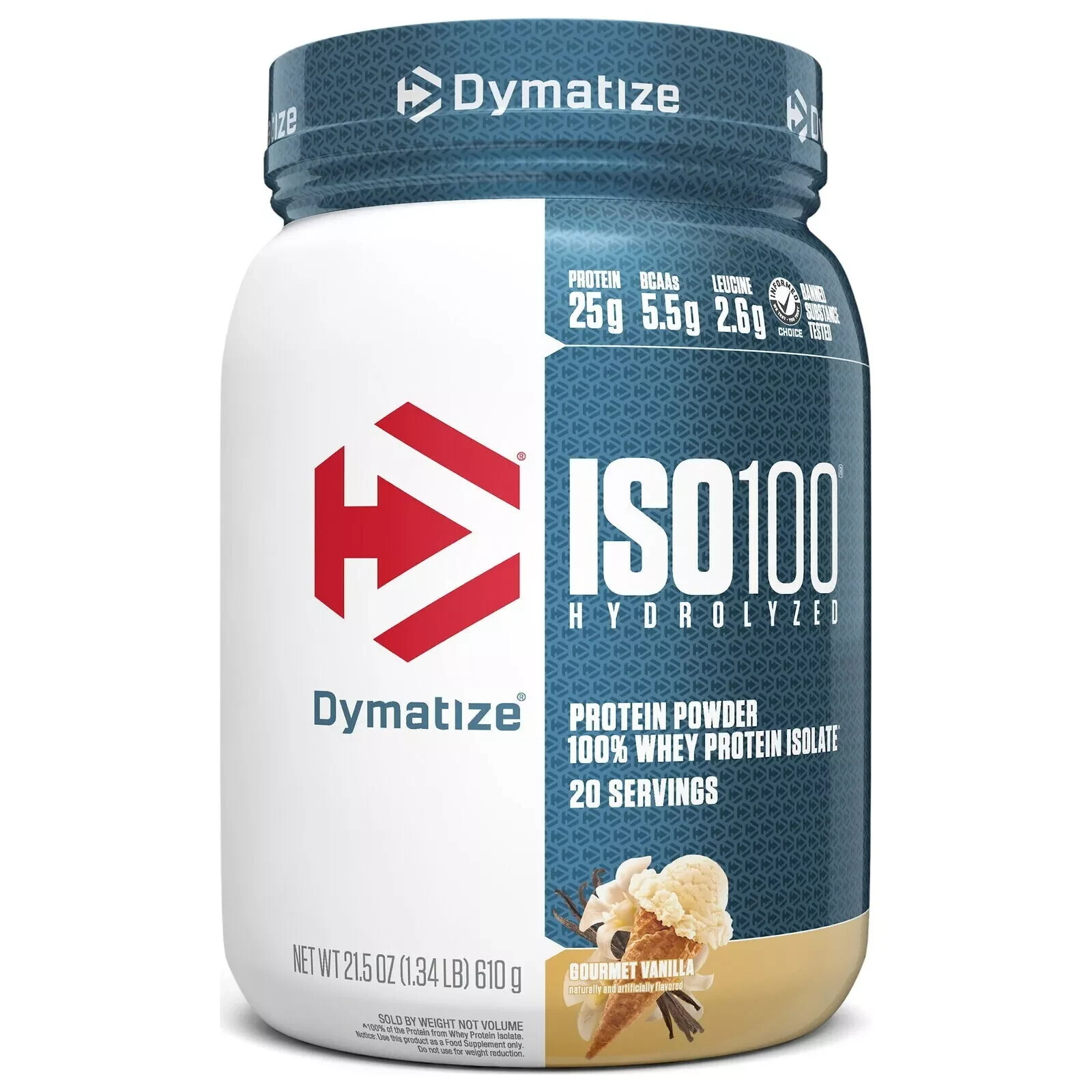 Dymatize ISO100 Hydro Whey Isolate Protein Powder Vanilla 21.5oz – Great Deal!