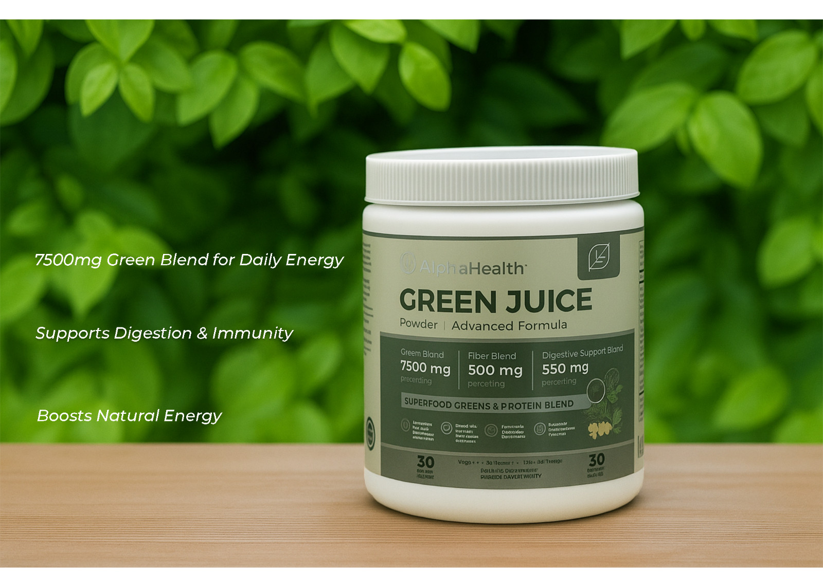 Green Juice Protein Blend Dietary Supplement – (9.62 OZ)