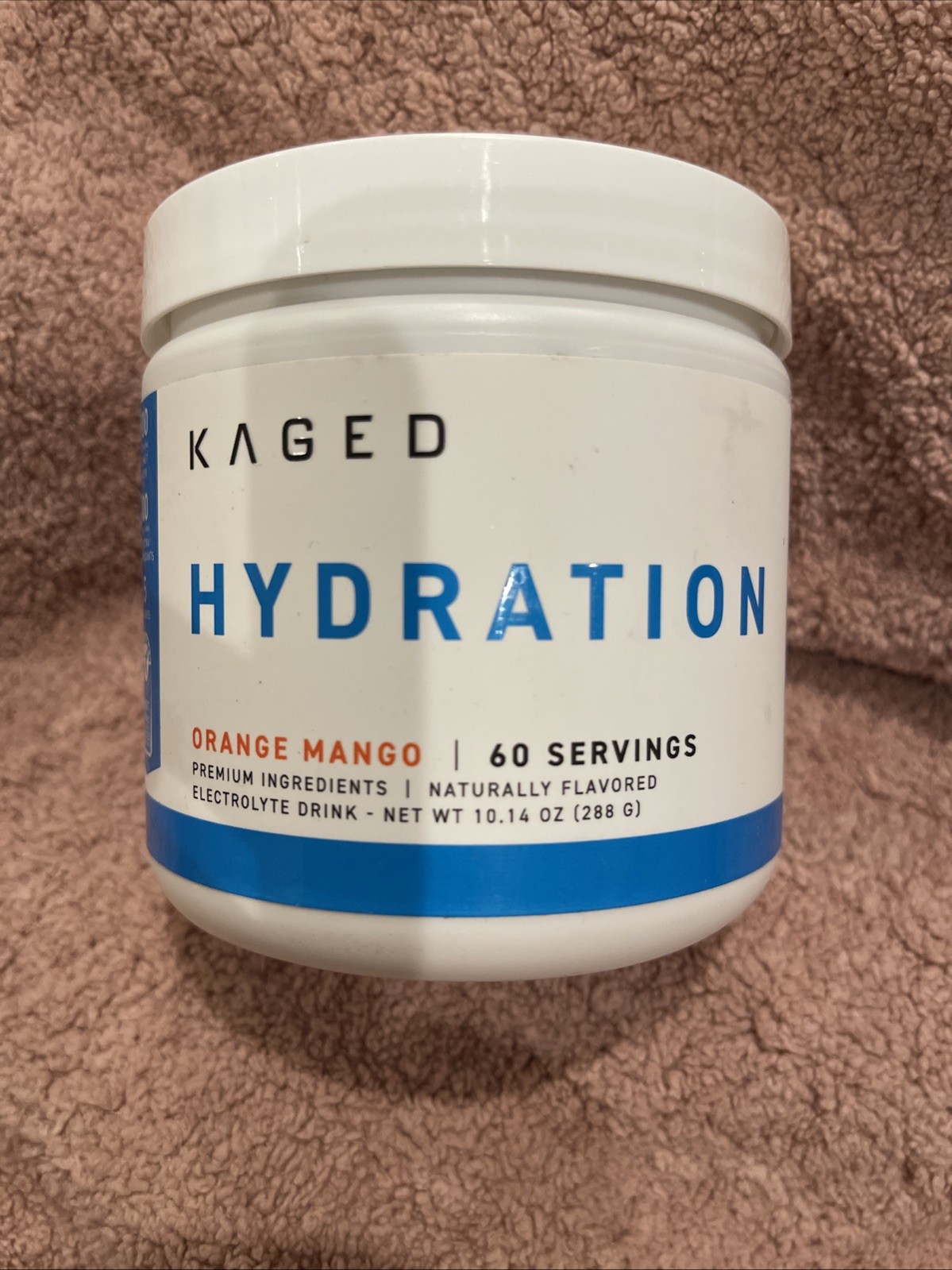 Kaged HydraCharge Electrolyte Hydration Powder ORANGE MANGO 60 Servings 9/27