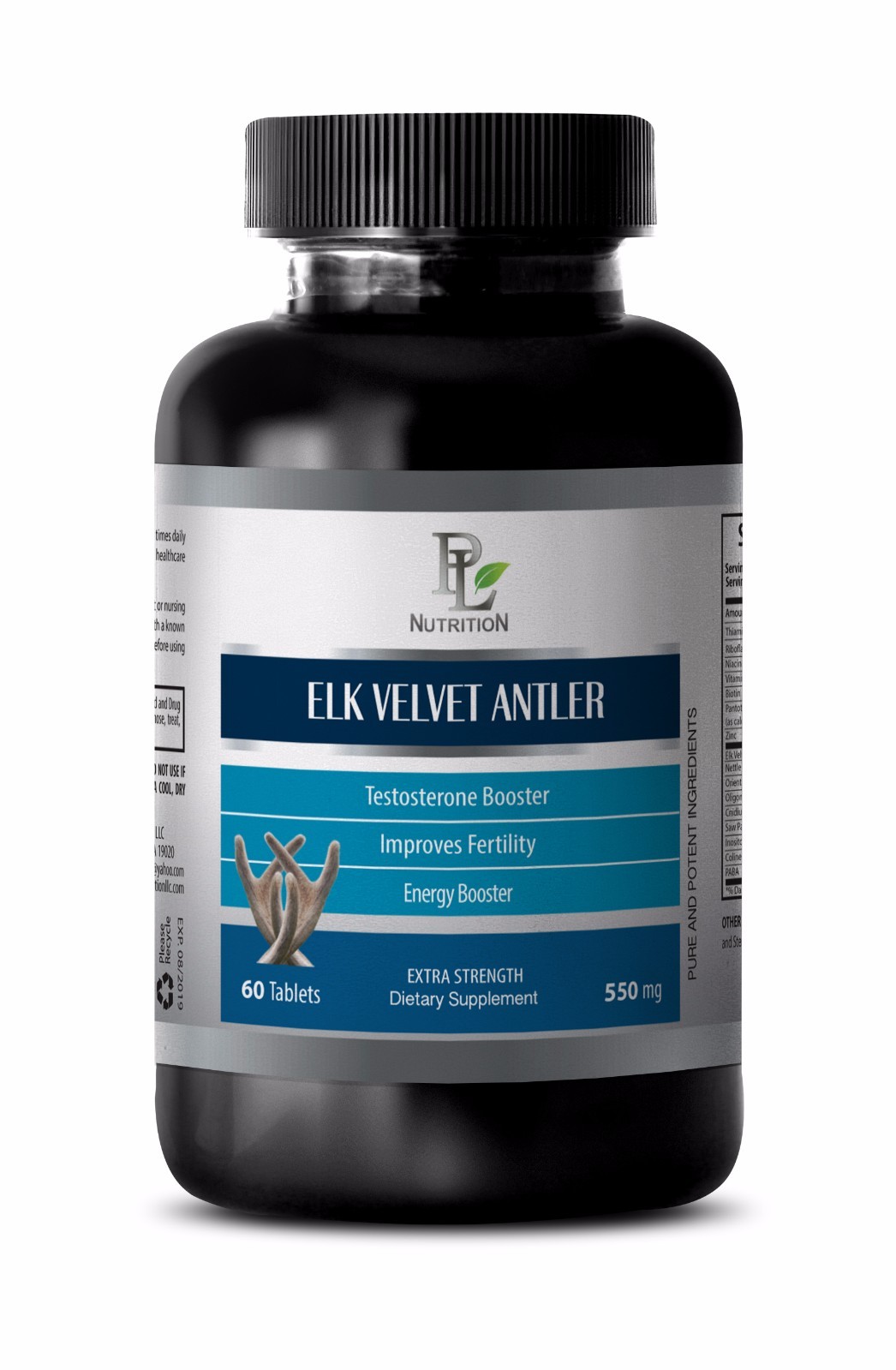 Deer Antler Velvet-ELK VELVET ANTLER 550 mg-Care for skeleton-muscular system-1B