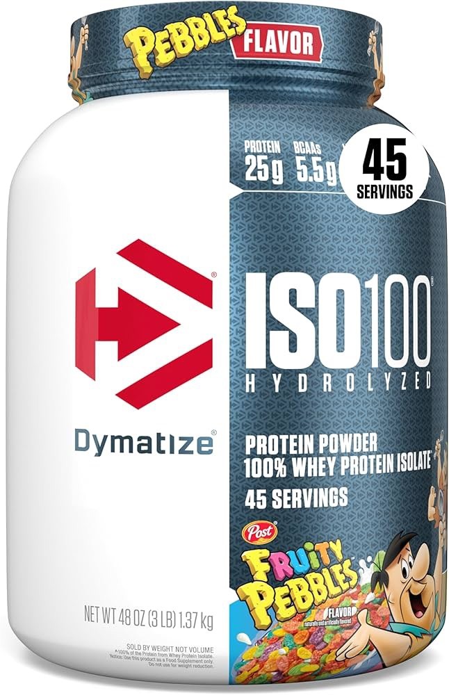 ISO100® Hydrolyzed, Whey Protein Isolate, Fruity Pebbles™, 45 serving 10/26