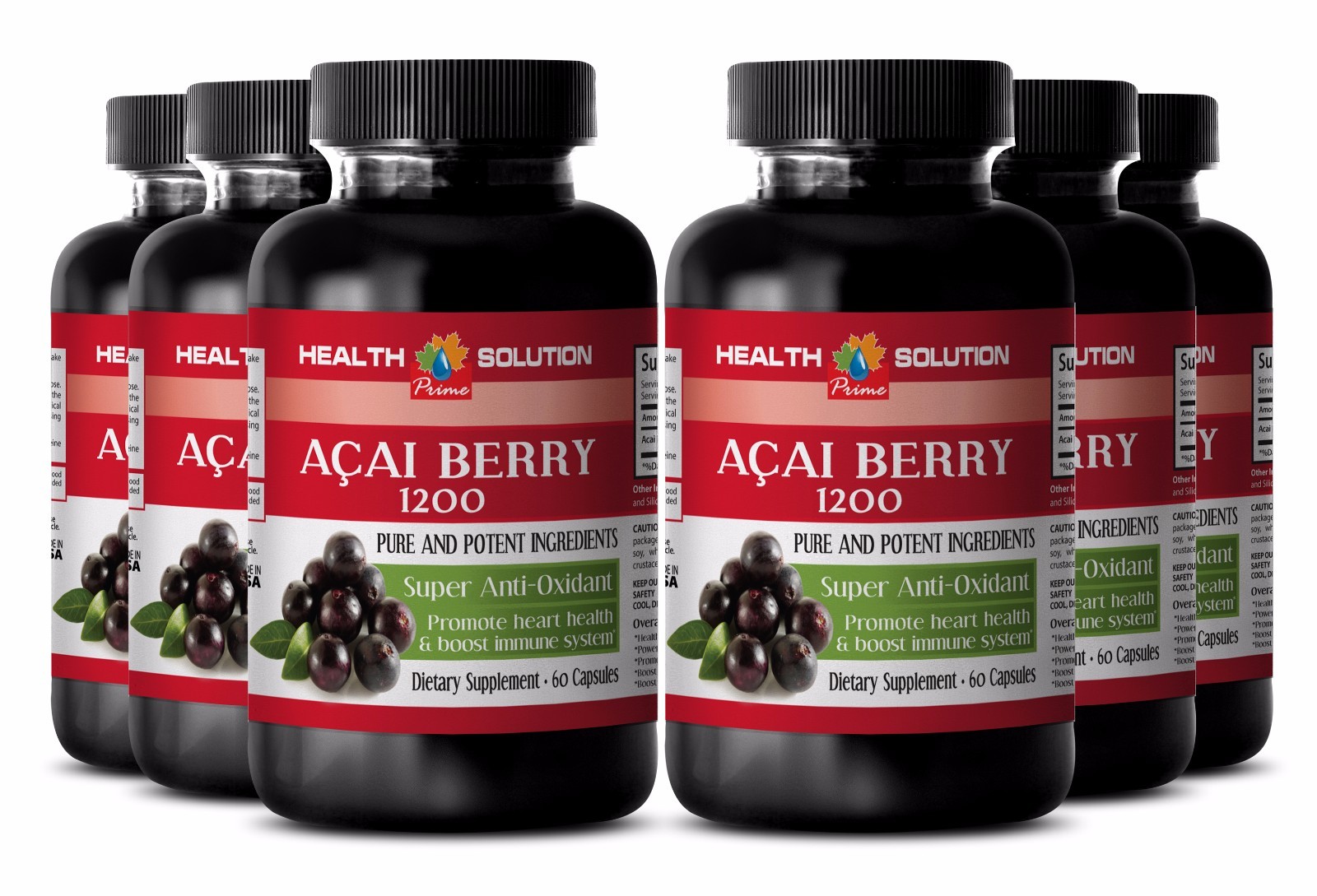 Detox pills – ACAI BERRY 1200 SUPER ANTIOXIDANT – Detox powder 6B