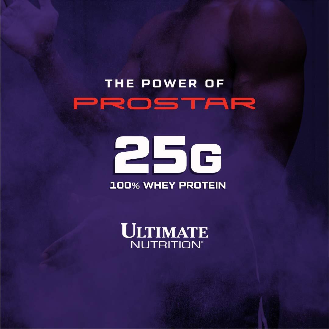 Prostar Whey Protein Powder 25 gm of Protein – 30 Servings, Strawberry, 2 lbs