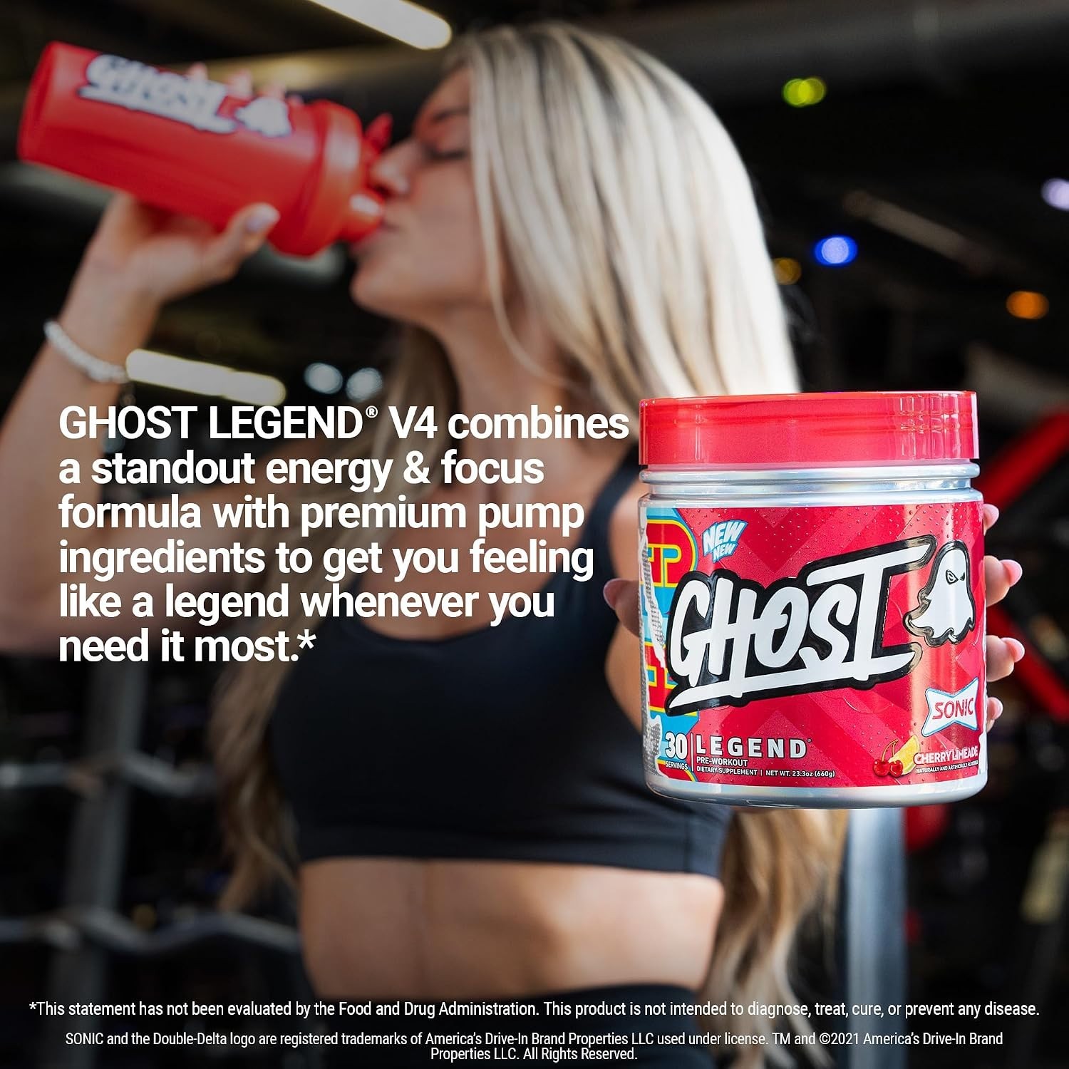 Legend Pre-Workout Powder, Sonic Cherry Limeade, 30 Servings | Pre-Workout wi…