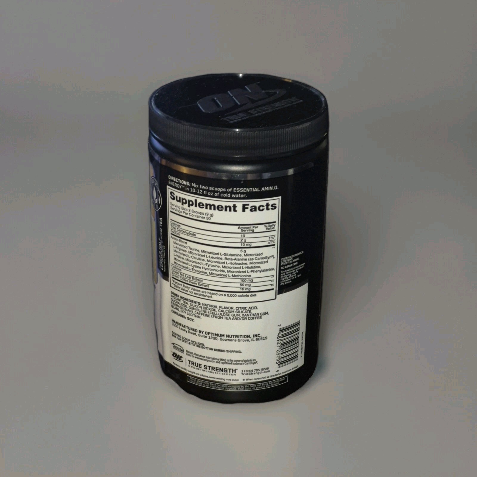 Discontinued AMINO ENERGY 2018 Half & Half Lemonade Ice Tea- NOT FOR CONSUMPTION
