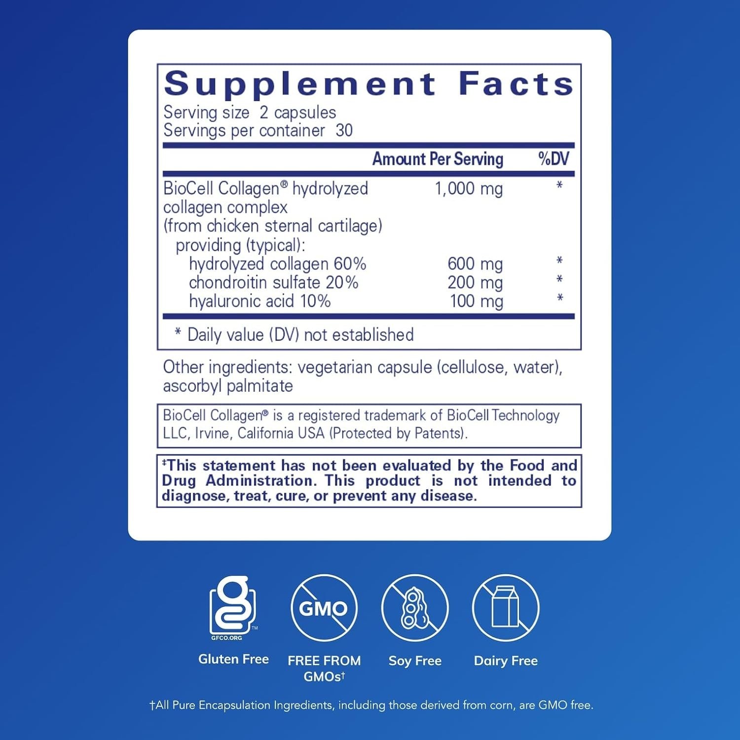Pure Encapsulations Collagen JS- 60 Capsules