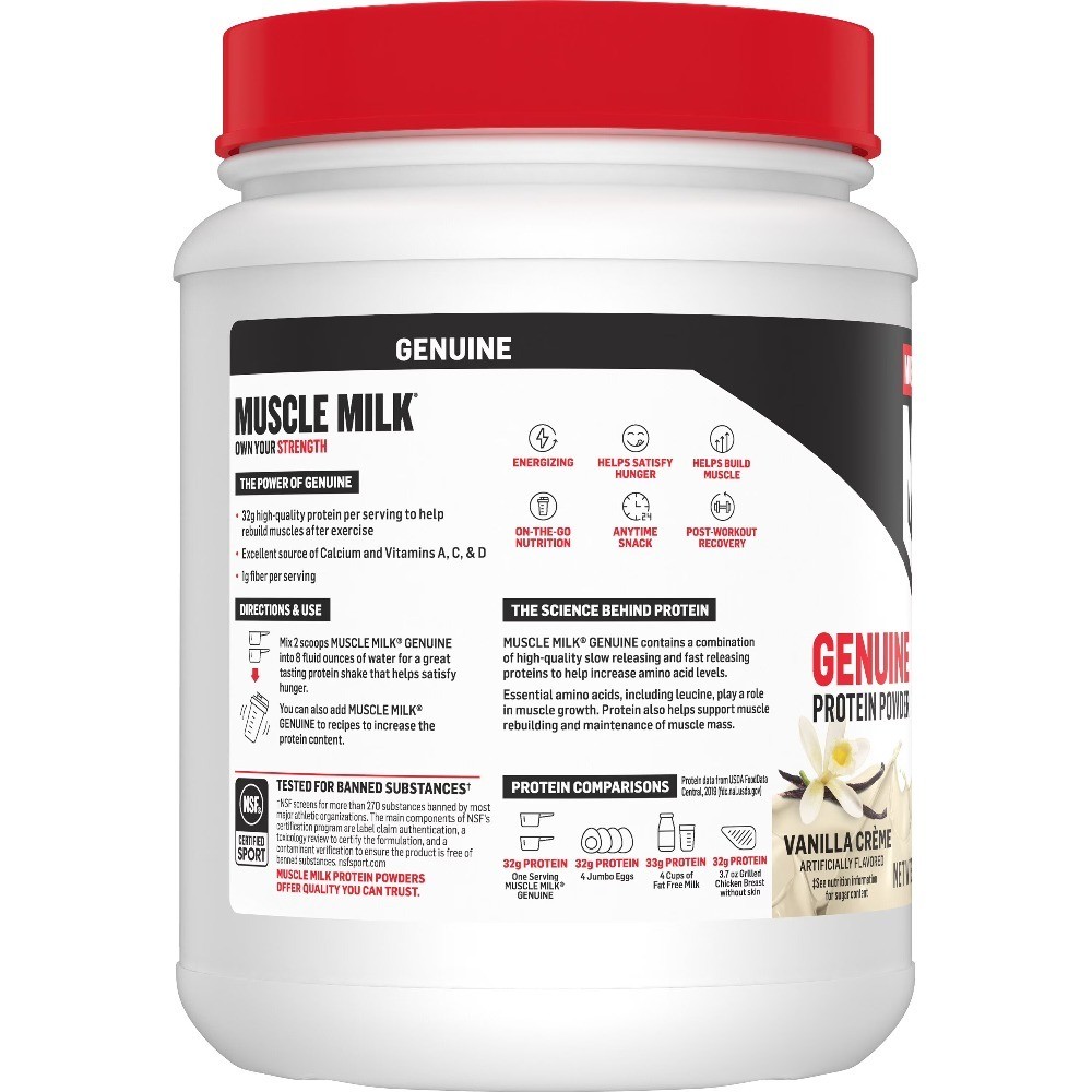 Vanilla Protein Powder 32g Protein per Serving 1.9lb 30.9oz for Fitness and