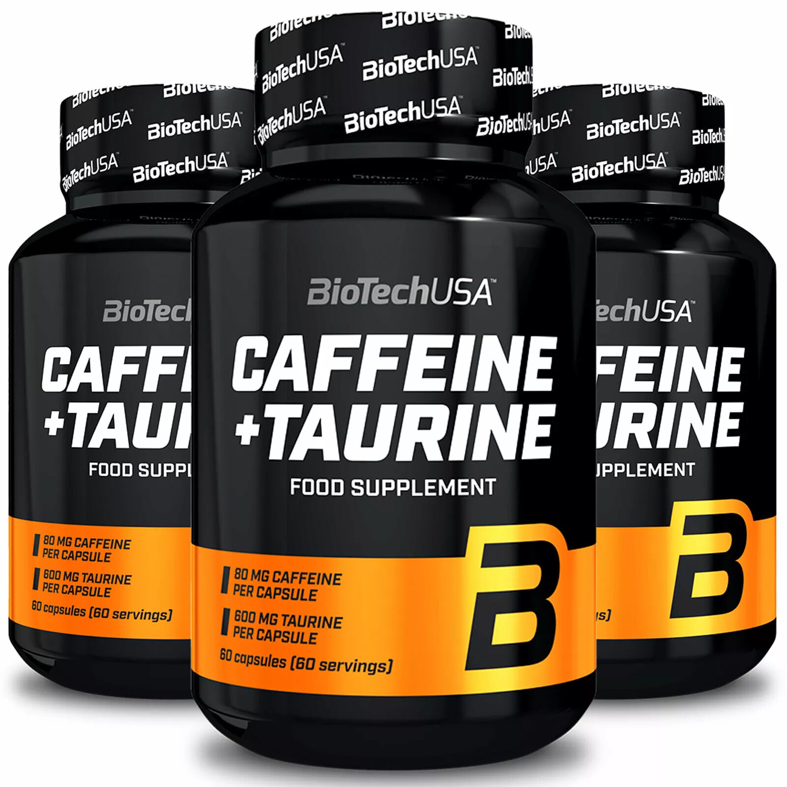CAFFEINE & TAURINE 60-180 Capsules Increased Energy Levels Weight Loss Support