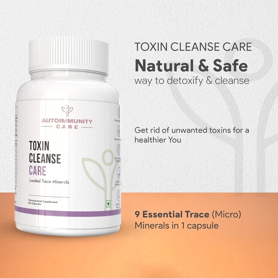 Autoimmunity Care Toxin Cleanse Care – Advanced Detox Detoxification 60 Caps e39