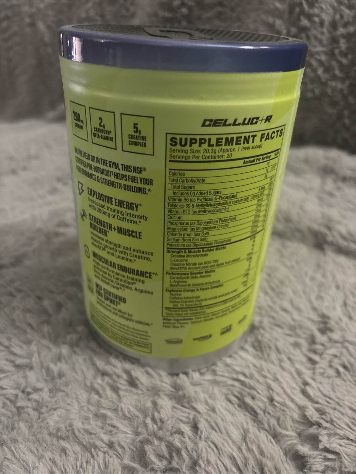C4 Sport Strength, Pre-Workout, Hawaiian Punch®, Berry Blue Typhoon, 14.3 oz