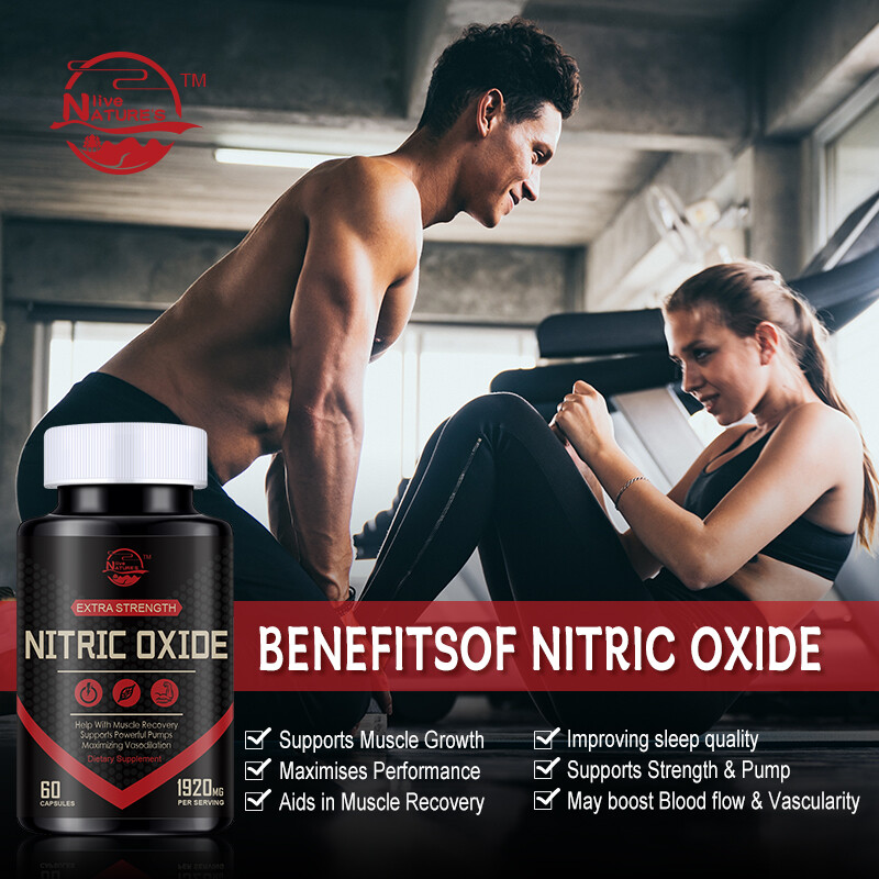 Nitric Oxide & Circulation Booster | L-Arginine, L-Citrulline | Extra Strength