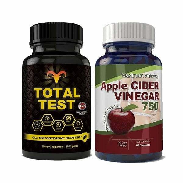 Male Sexual Stamina Booster Apple Cider Weight Loss Combo Caps Free Shipping