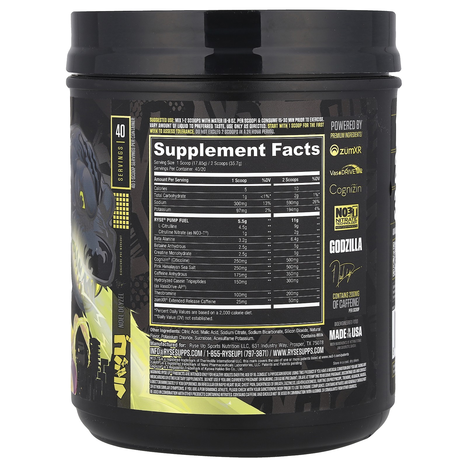 Godzilla, Pre-Workout, Passion Pineapple, 1.6 lbs (714 g)