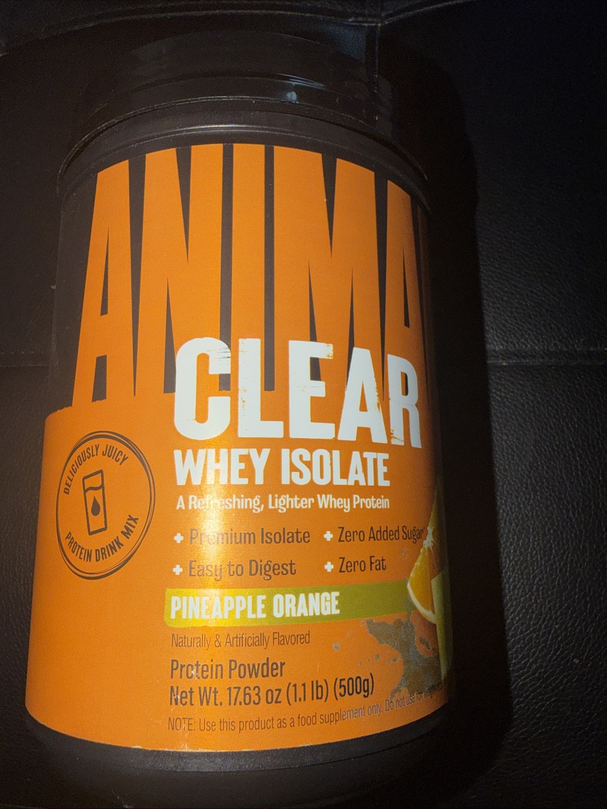 Universal 1.1 lb Animal Clear Whey Isolate Protein Powder!!