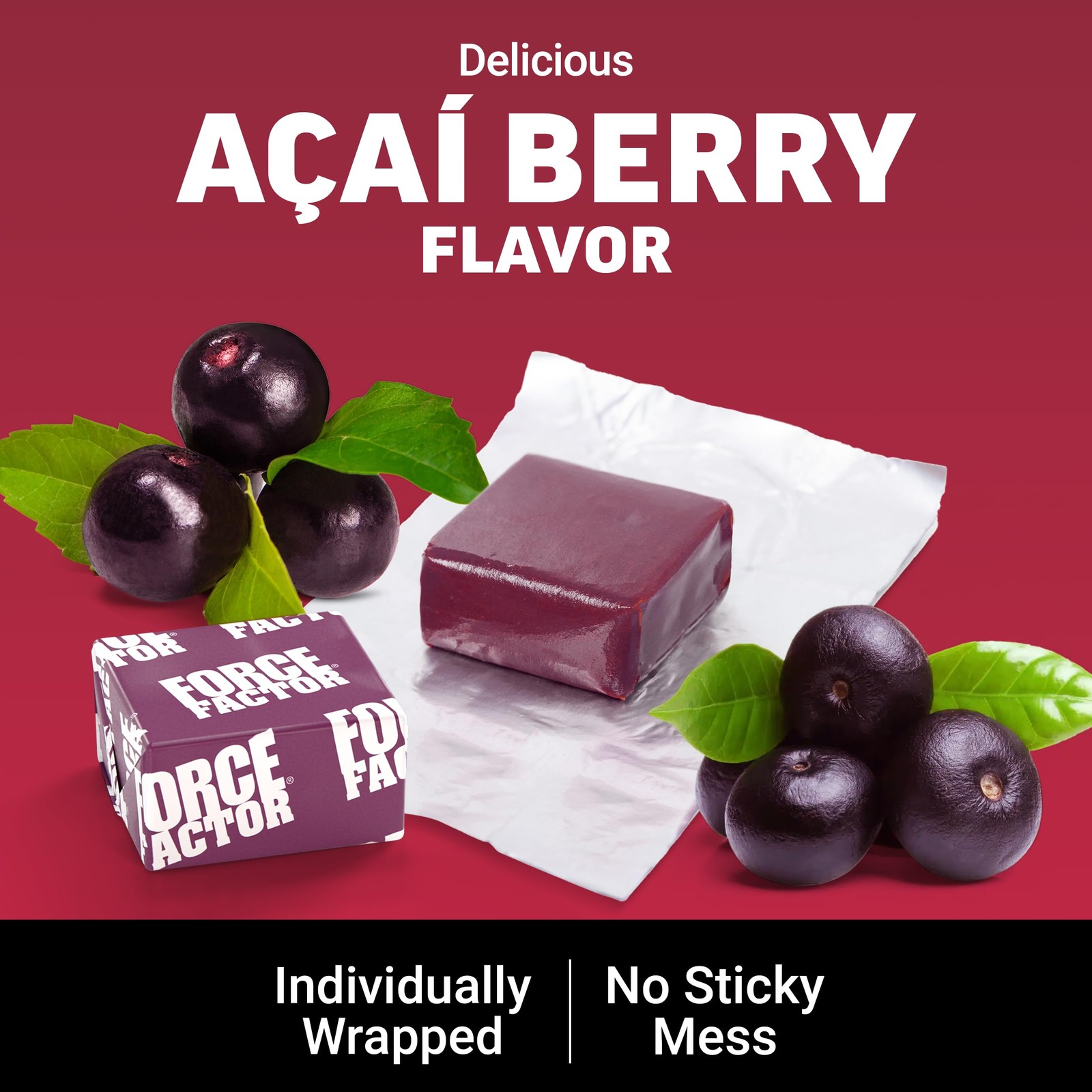 Force Factor Total Beets Soft Chews Beetroot Nitrates L-Citrulline Grapeseed