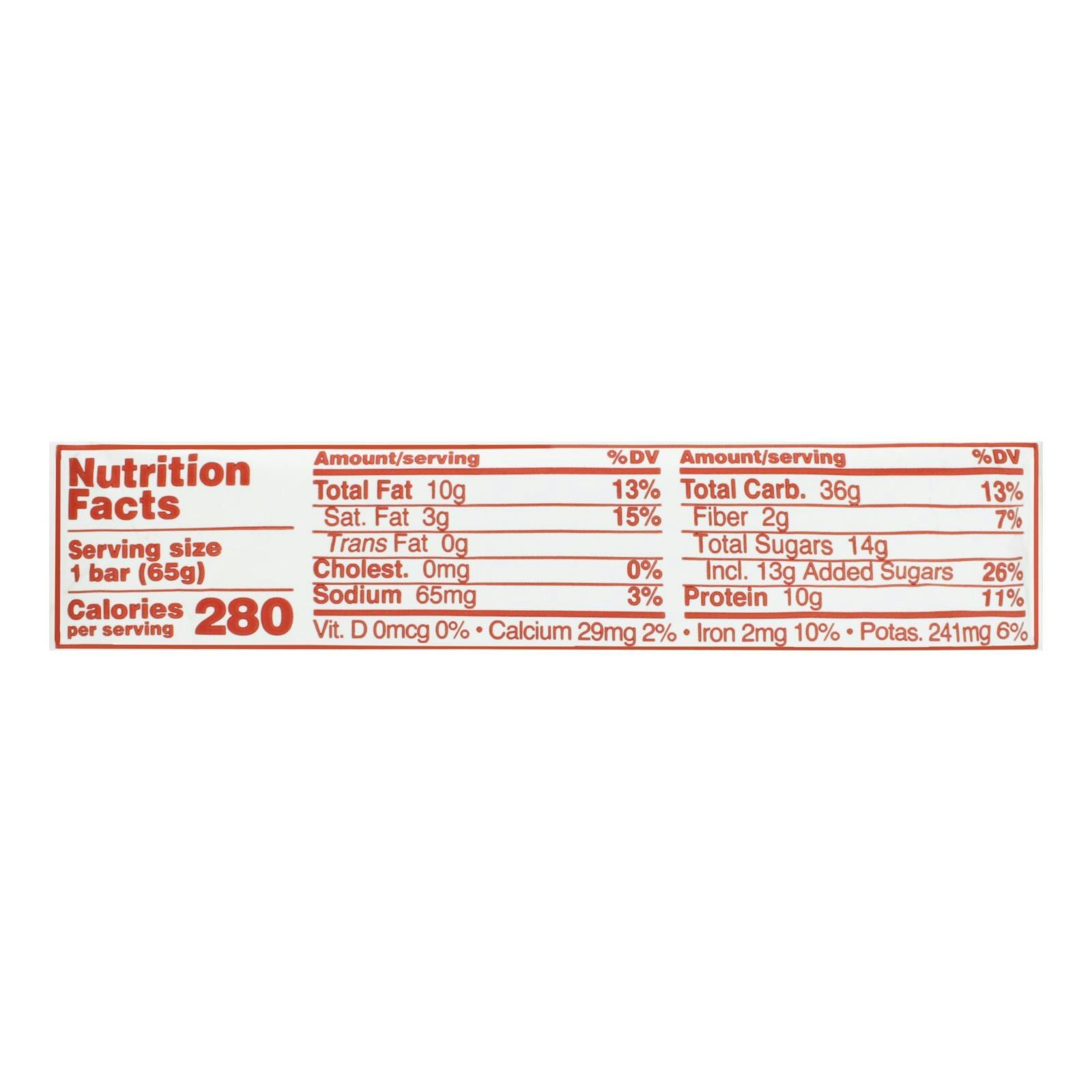 Gomacro – Bar Double Chocolate Peanut Butter Chip 2.3 oz (Pack of 12)