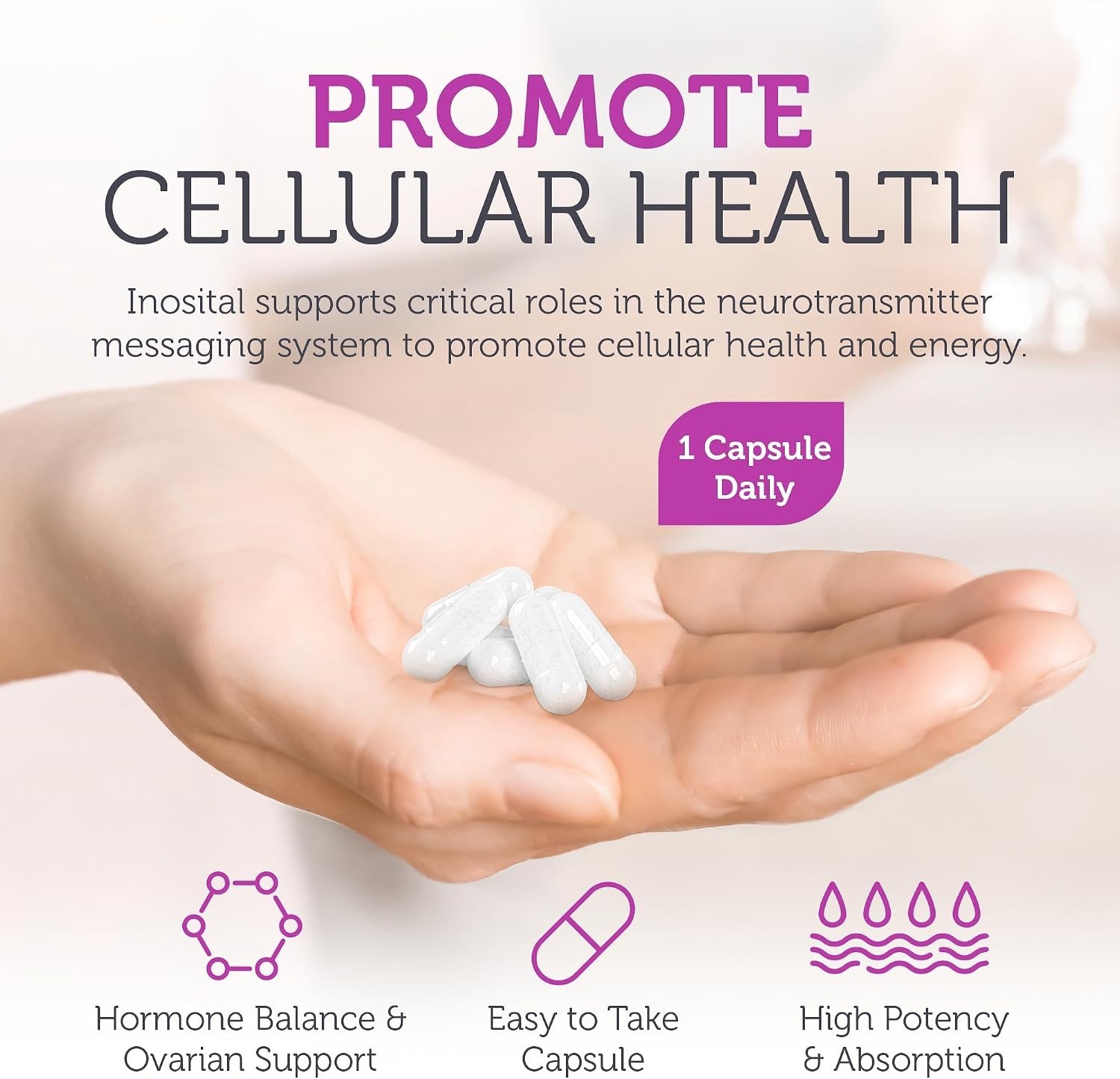 Zahler Inositol Supplement Capsules Mood & Nervous System Support
